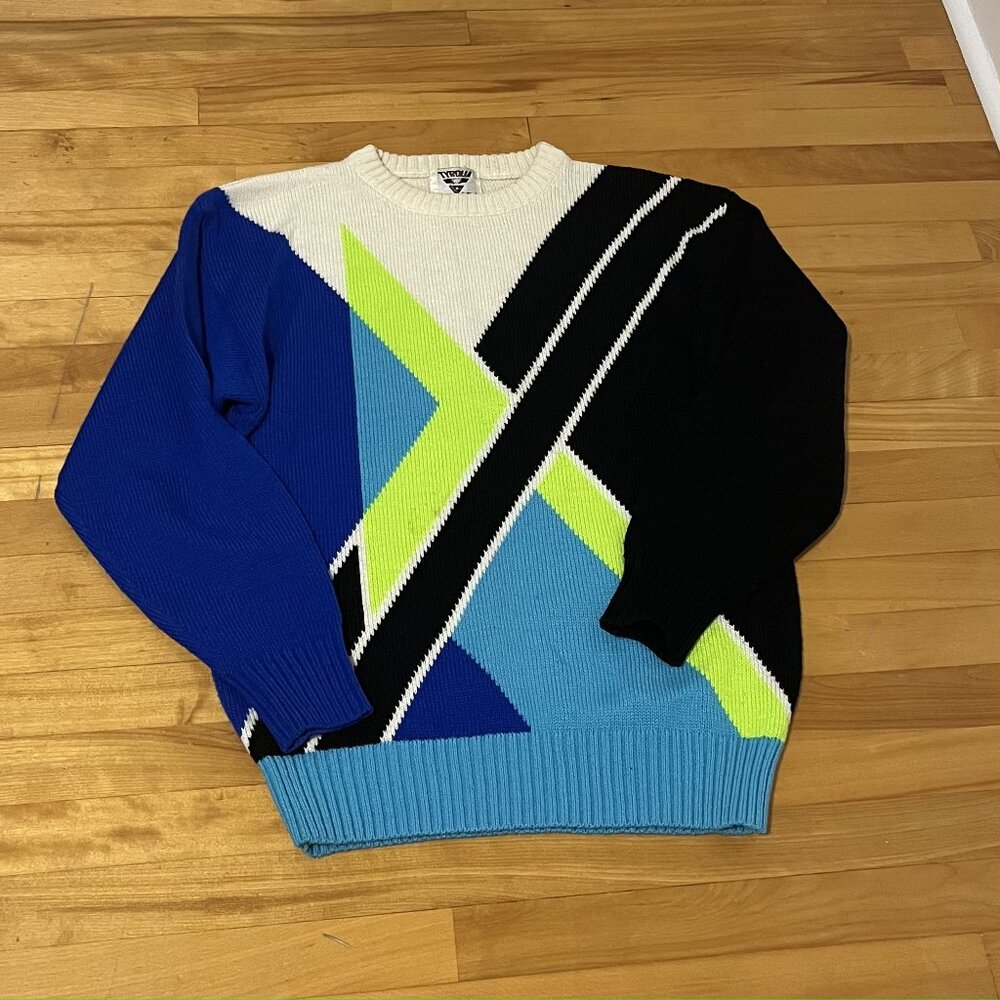 Vibrant vintage sweater